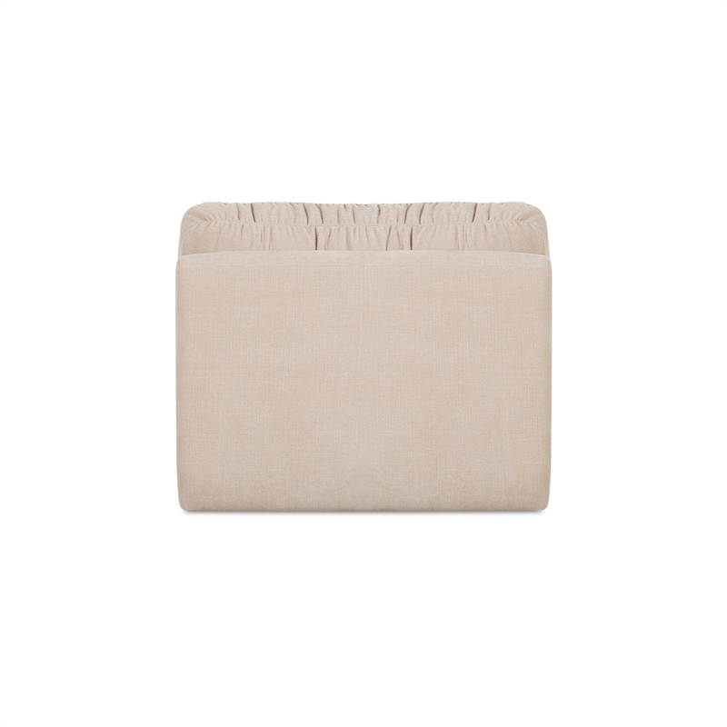 Moe's Home Collection Matina Slipper Chair Fabric Beige