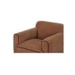 Moe's Home Collection Leo Occasional Chair Fabric Brown