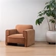Moe's Home Collection Leo Occasional Chair Fabric Brown
