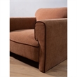 Moe's Home Collection Leo Occasional Chair Fabric Brown