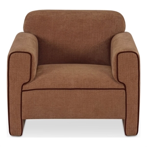 Moe's Home Collection Leo Occasional Chair Fabric Brown
