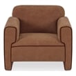 Moe's Home Collection Leo Occasional Chair Fabric Brown