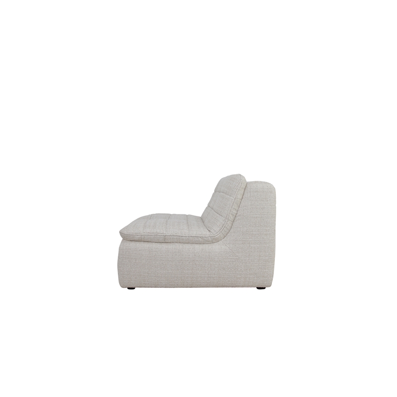 Moe's Home Collection Lino Slipper Chair Fabric Beige
