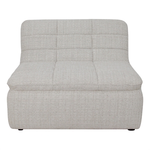 Moe's Home Collection Lino Slipper Chair Fabric Beige