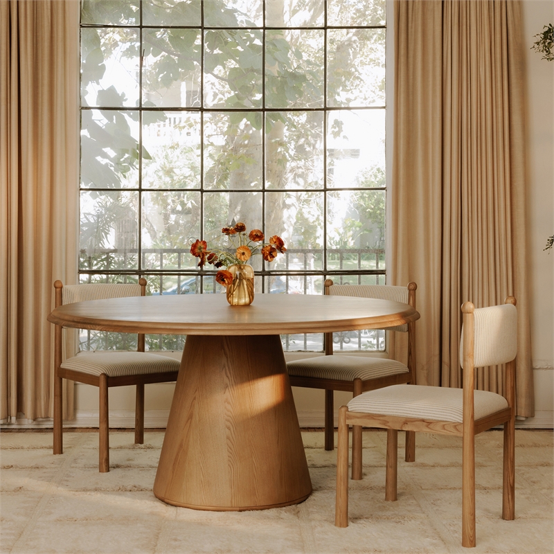 Moe's Home Collection Villetta Dining Chair Wood Multicolor