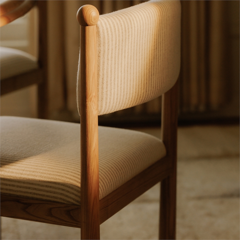 Moe's Home Collection Villetta Dining Chair Wood Multicolor