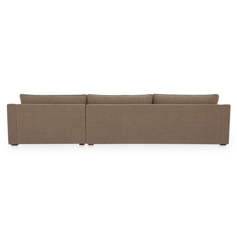 Moe's Home Collection Farrow Modular Sectional Fabric Taupe