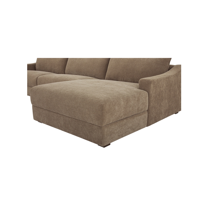 Moe's Home Collection Farrow Modular Sectional Fabric Taupe