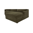Moe's Home Collection Farrow Modular Sectional Fabric Green