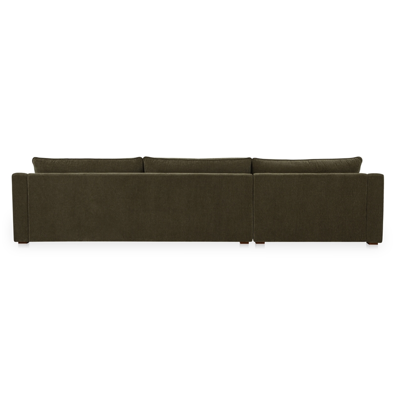 Moe's Home Collection Farrow Modular Sectional Fabric Green