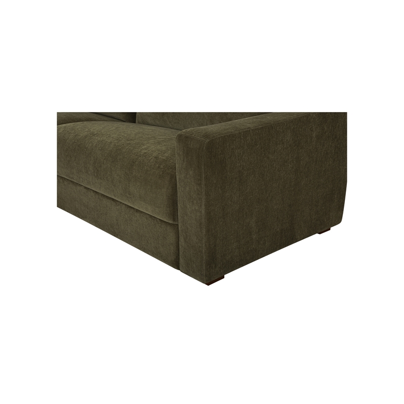 Moe's Home Collection Farrow Modular Sectional Fabric Green