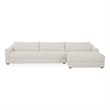 Moe's Home Collection Farrow Modular Sectional Fabric White