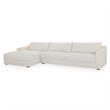 Moe's Home Collection Farrow Modular Sectional Fabric White