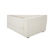 Moe's Home Collection Farrow Modular Sectional Fabric White