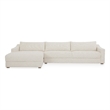 Moe's Home Collection Farrow Modular Sectional Fabric White