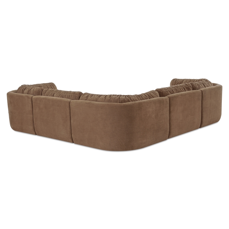 Moe's Home Collection Matina Modular Sectional Fabric Taupe