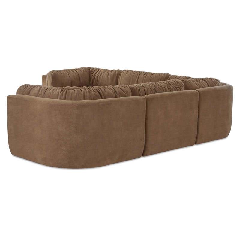 Moe's Home Collection Matina Modular Sectional Fabric Taupe