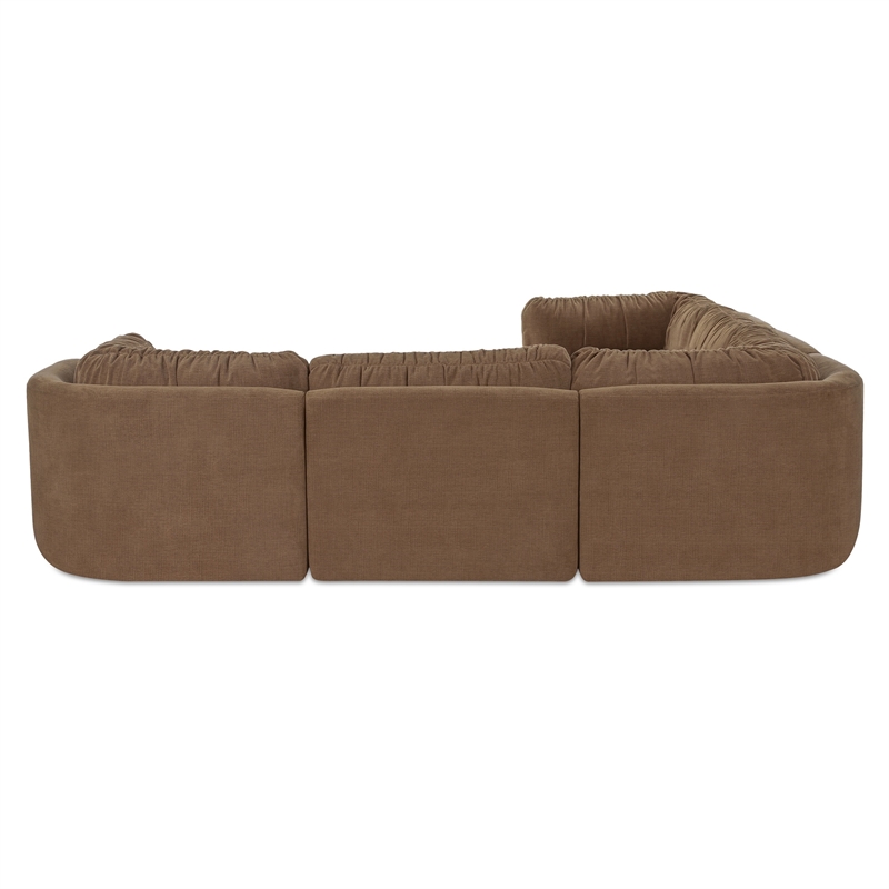 Moe's Home Collection Matina Modular Sectional Fabric Taupe