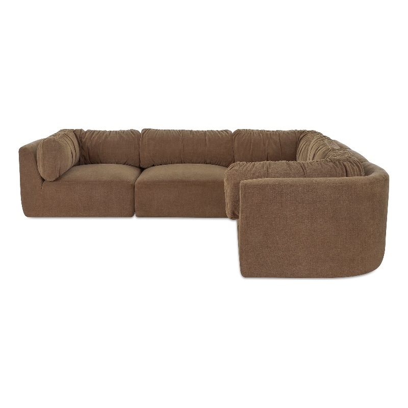 Moe's Home Collection Matina Modular Sectional Fabric Taupe