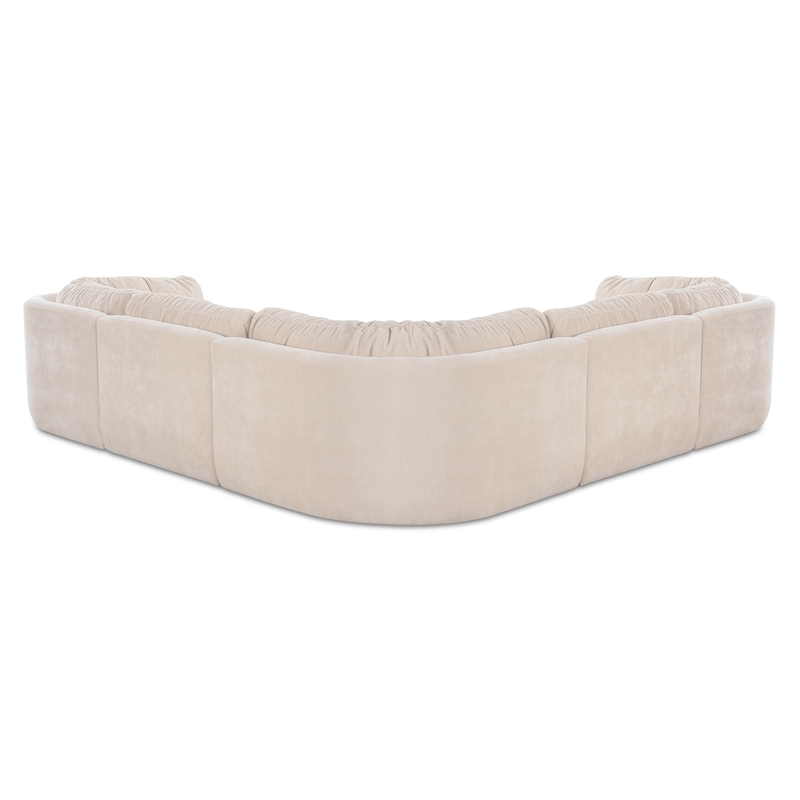 Moe's Home Collection Matina Modular Sectional Fabric Beige