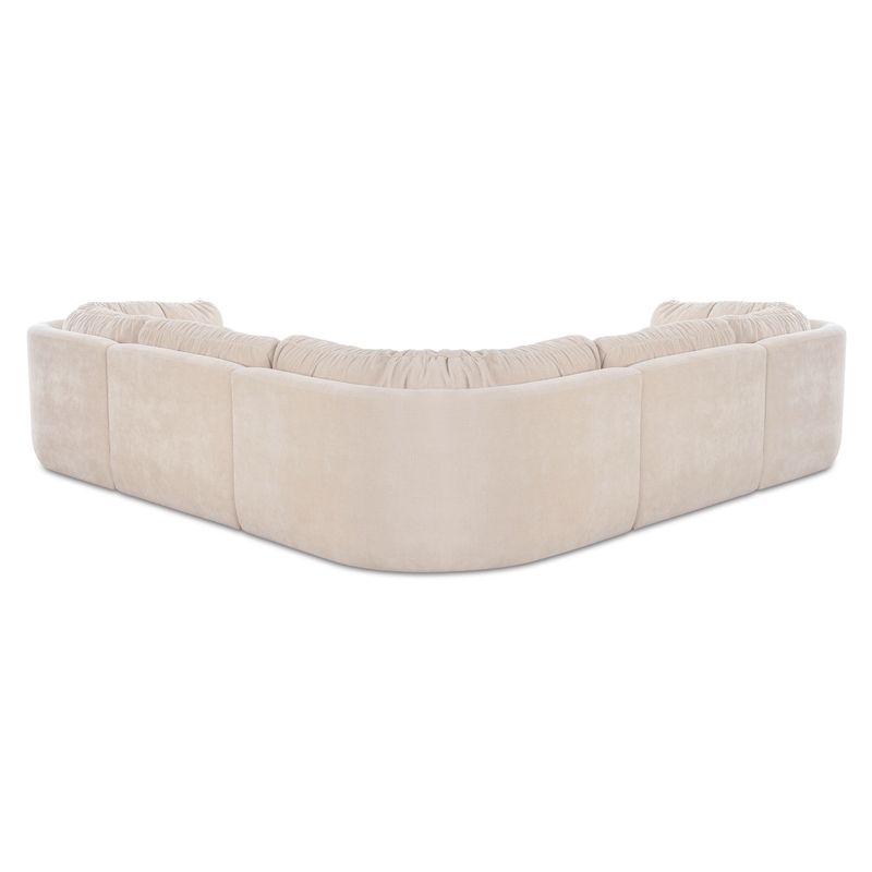 Moe's Home Collection Matina Modular Sectional Fabric Beige