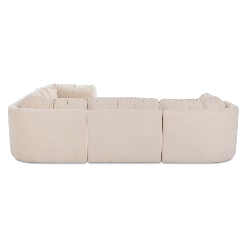 Moe's Home Collection Matina Modular Sectional Fabric Beige