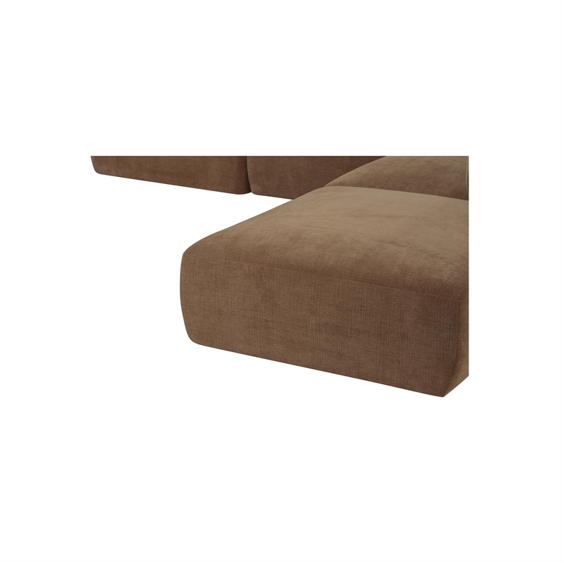 Moe's Home Collection Matina Modular Sectional Fabric Taupe