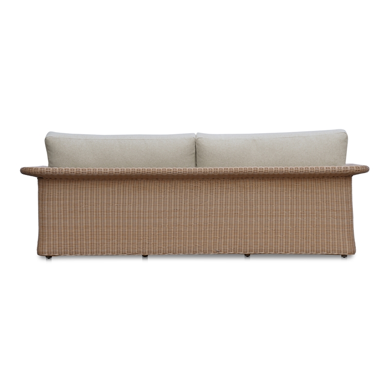 Moe's Home Collection Meredith Sofa Rattan Beige