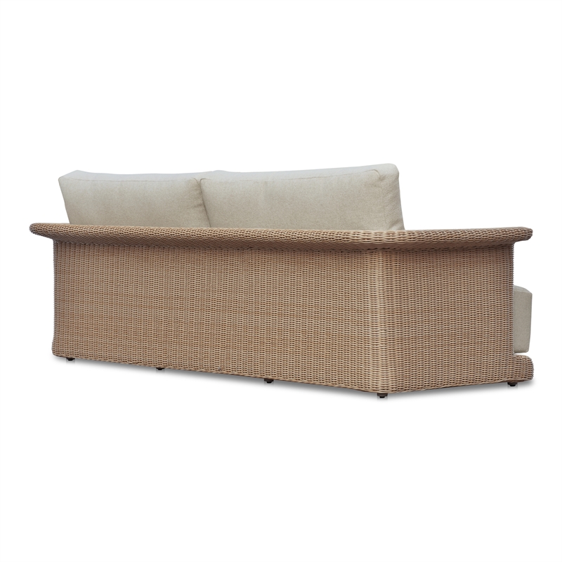 Moe's Home Collection Meredith Sofa Rattan Beige