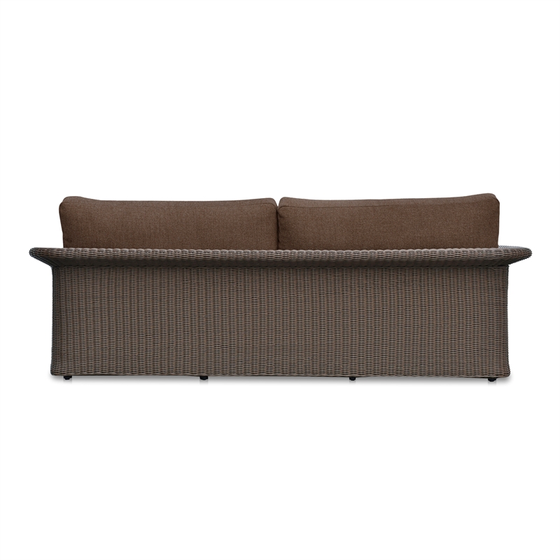Moe's Home Collection Meredith Sofa Rattan Brown