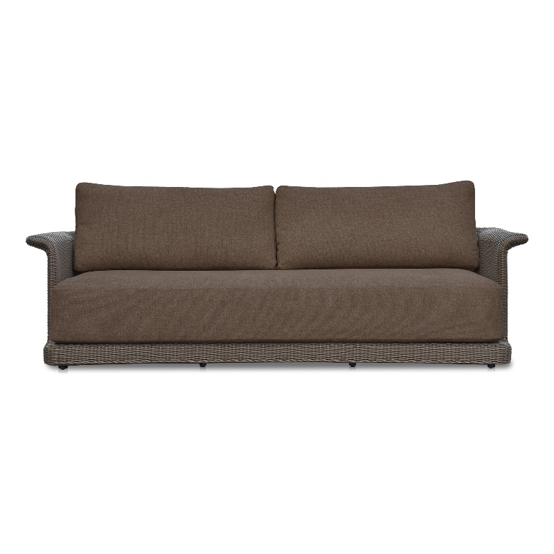 Moe's Home Collection Meredith Sofa Rattan Brown