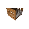 Moe's Home Collection Adelaide Sofa Wood Brown