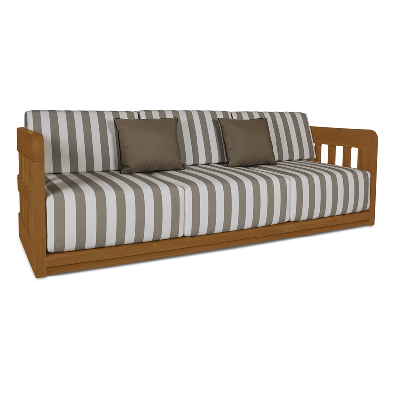 Moe's Home Collection Adelaide Sofa Wood Brown