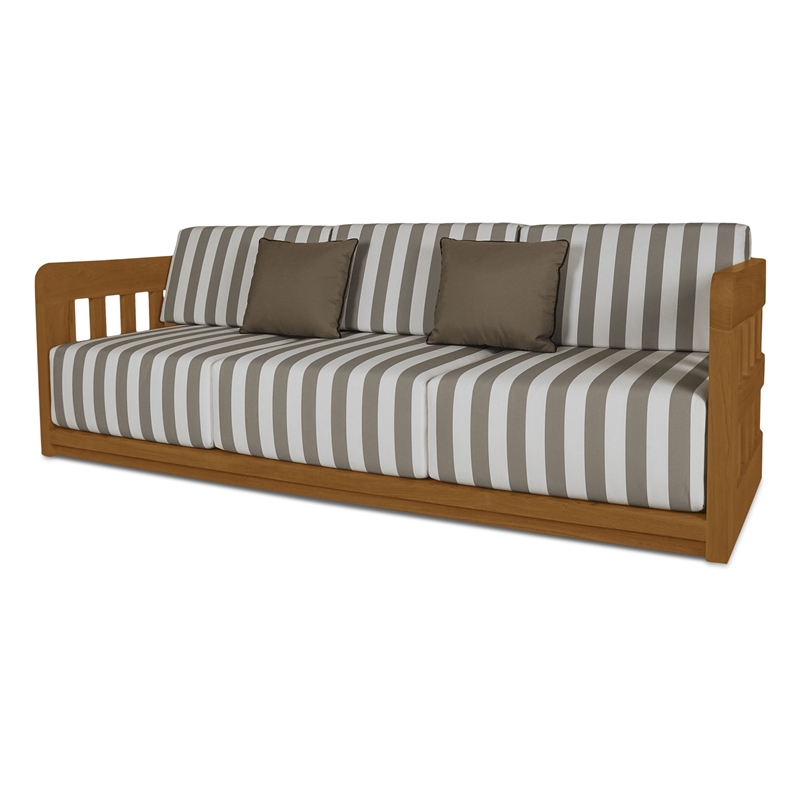 Moe's Home Collection Adelaide Sofa Wood Brown