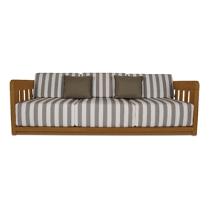 Moe's Home Collection Adelaide Sofa Wood Brown