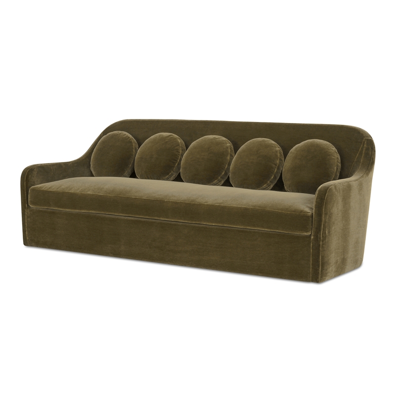 Moe's Home Collection Rialto Sofa Fabric Green