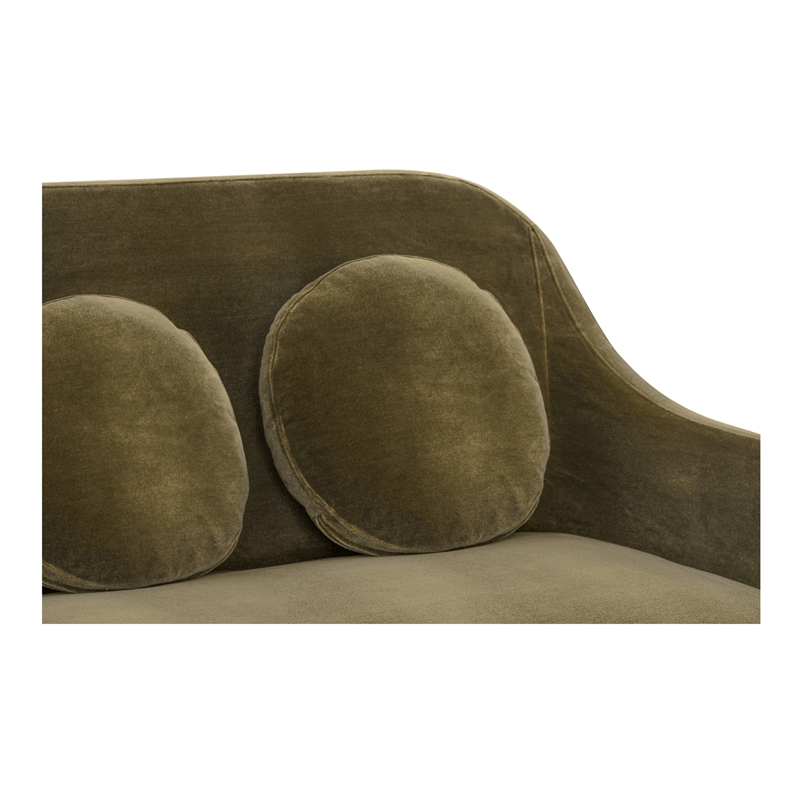 Moe's Home Collection Rialto Sofa Fabric Green