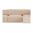 Moe's Home Collection Matina Modular Sectional Fabric Beige