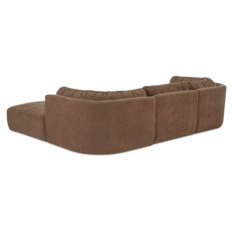 Moe's Home Collection Matina Modular Sectional Fabric Taupe