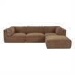 Moe's Home Collection Matina Modular Sectional Fabric Taupe