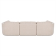 Moe's Home Collection Matina Modular Sectional Fabric Beige