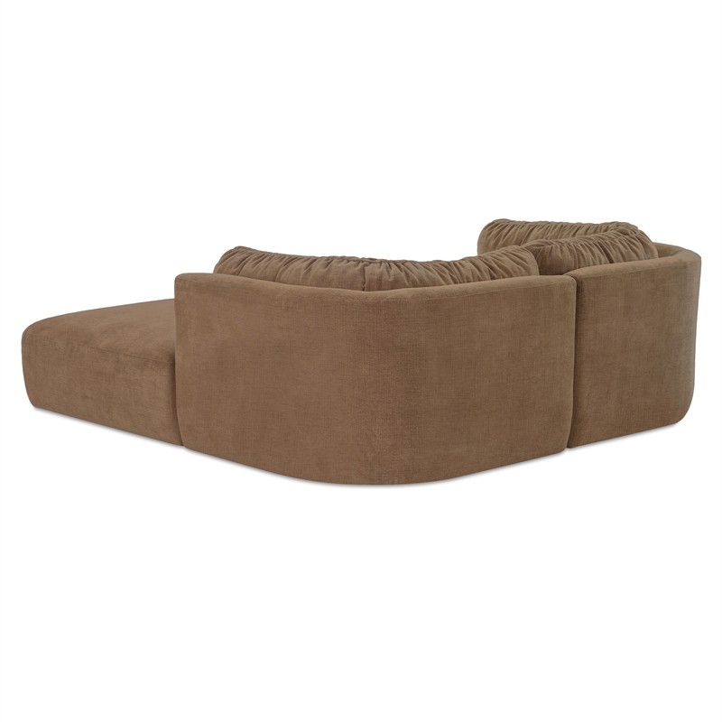 Moe's Home Collection Matina Modular Sectional Fabric Taupe