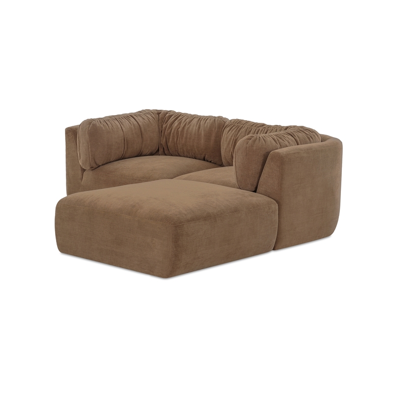 Moe's Home Collection Matina Modular Sectional Fabric Taupe