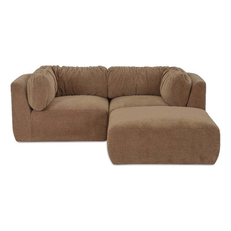 Moe's Home Collection Matina Modular Sectional Fabric Taupe
