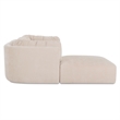 Moe's Home Collection Matina Modular Sectional Fabric Beige