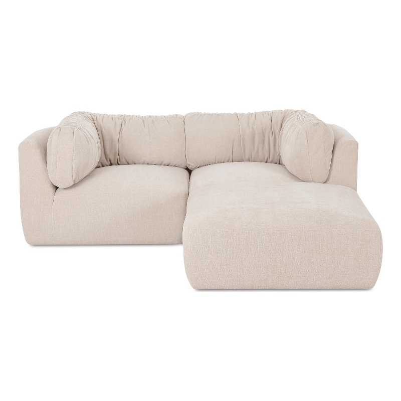 Moe's Home Collection Matina Modular Sectional Fabric Beige