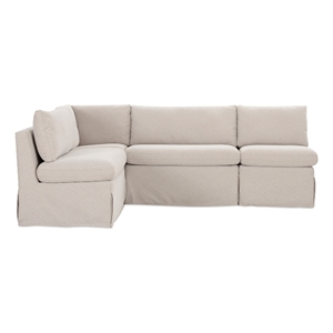 Moe's Home Collection Fable Modular Sectional Fabric Beige
