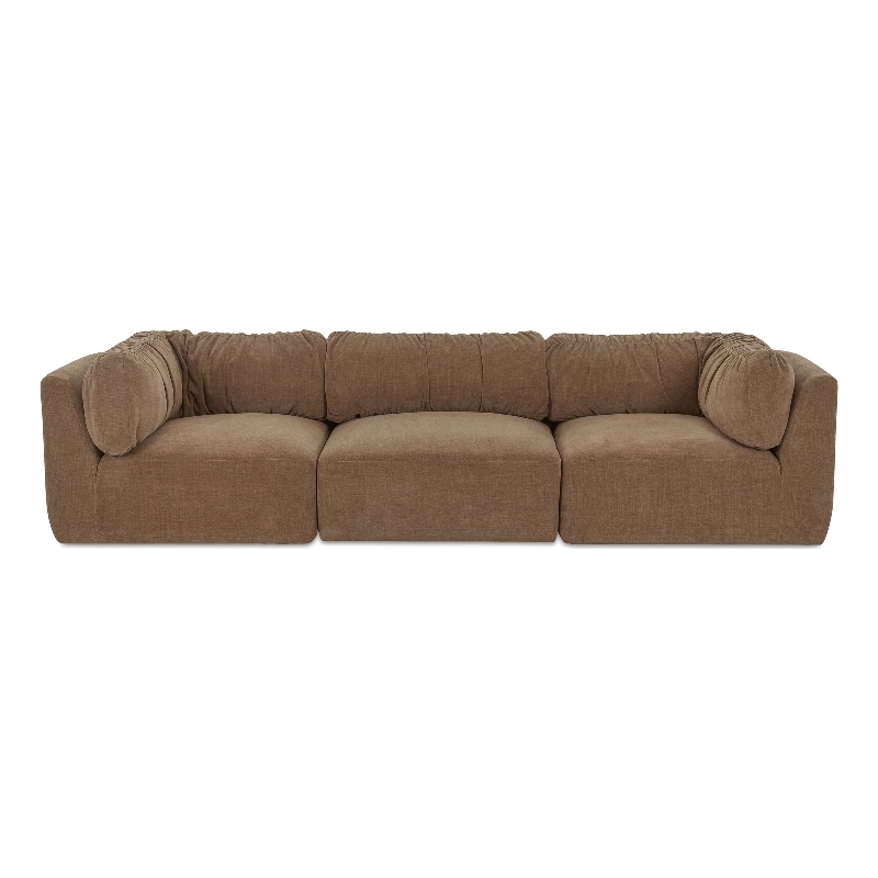 Moe's Home Collection Matina Modular Sofa Fabric Taupe