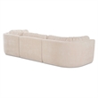 Moe's Home Collection Matina Modular Sofa Fabric Beige
