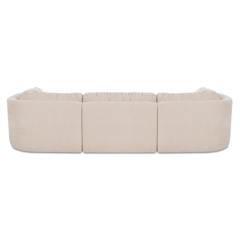 Moe's Home Collection Matina Modular Sofa Fabric Beige